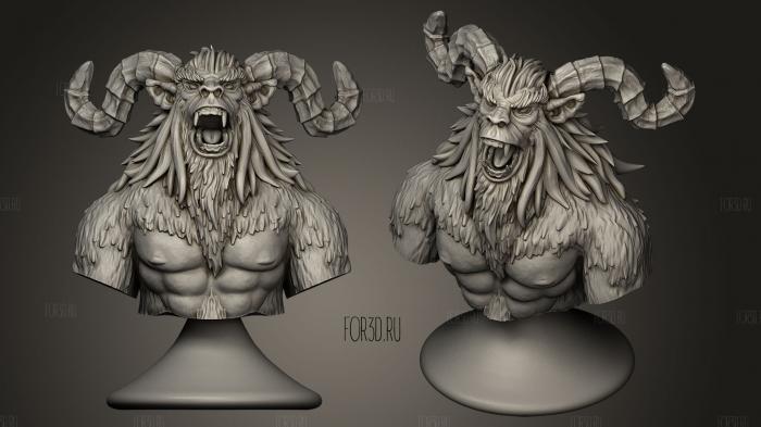 Abominable Yeti stl model for CNC